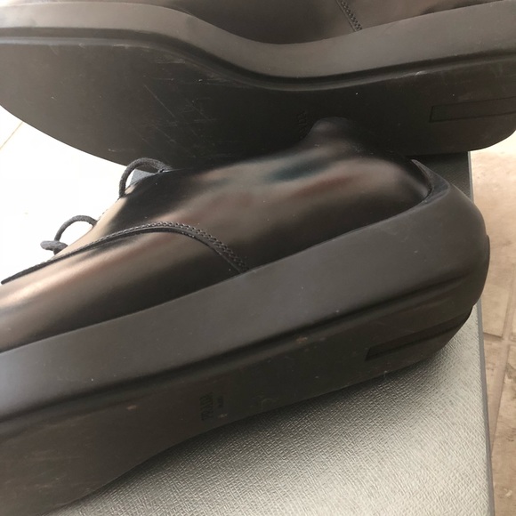 Prada black leather men’s lace up - Picture 5 of 8
